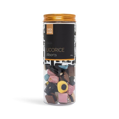 Traditional Licorice Allsorts Cylinder 300g