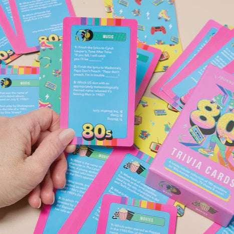 80s Trivia Cards