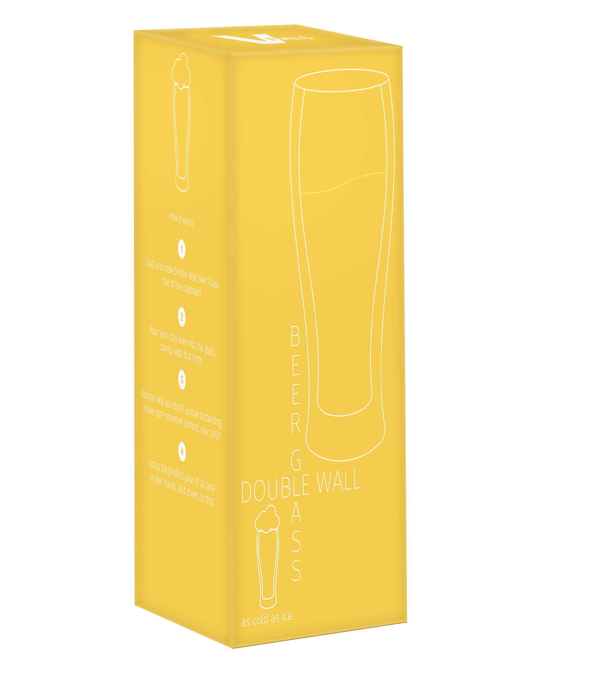 Vitals Double Wall Beer Glass