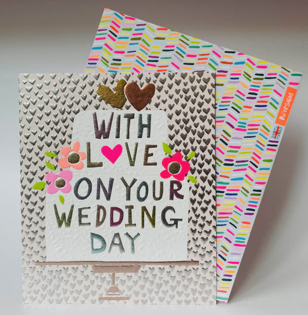 With Love On Your Wedding Day Card