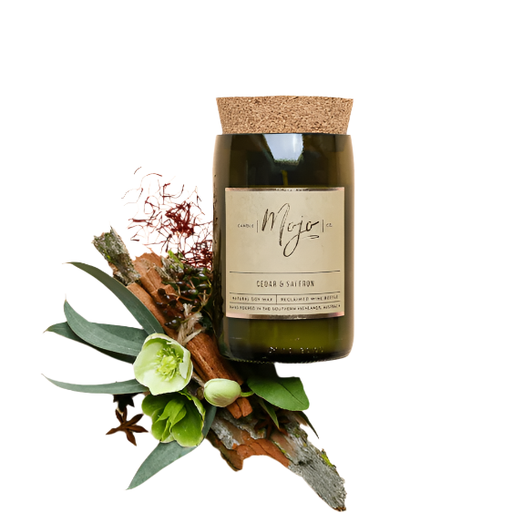 Wine Candle - Cedar and Saffron