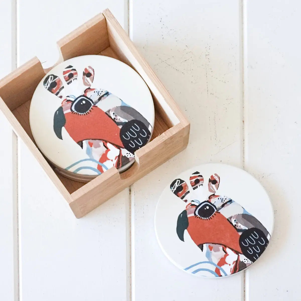 Ceramic Coaster - The Artist Lab Inkheart