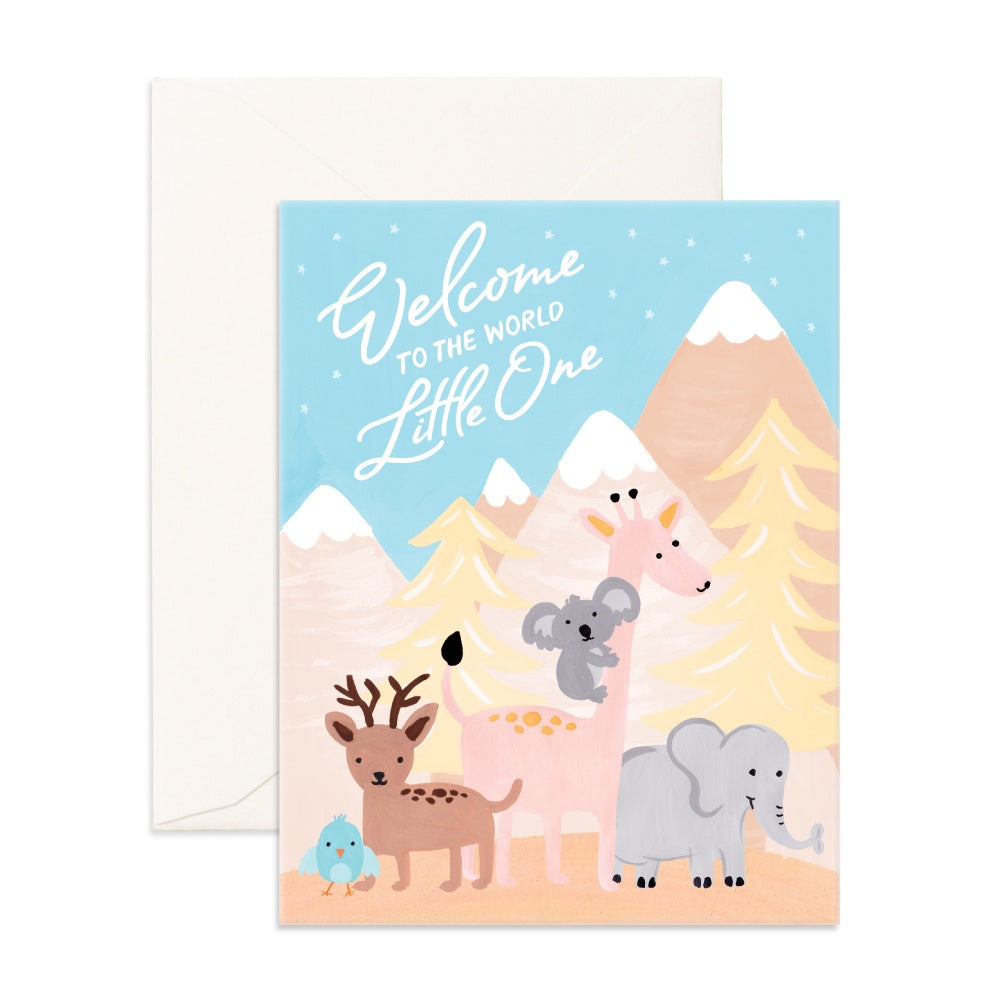 Welcome Little One Greeting Card