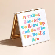 Compact Mirror - Be Yourself Rainbow
