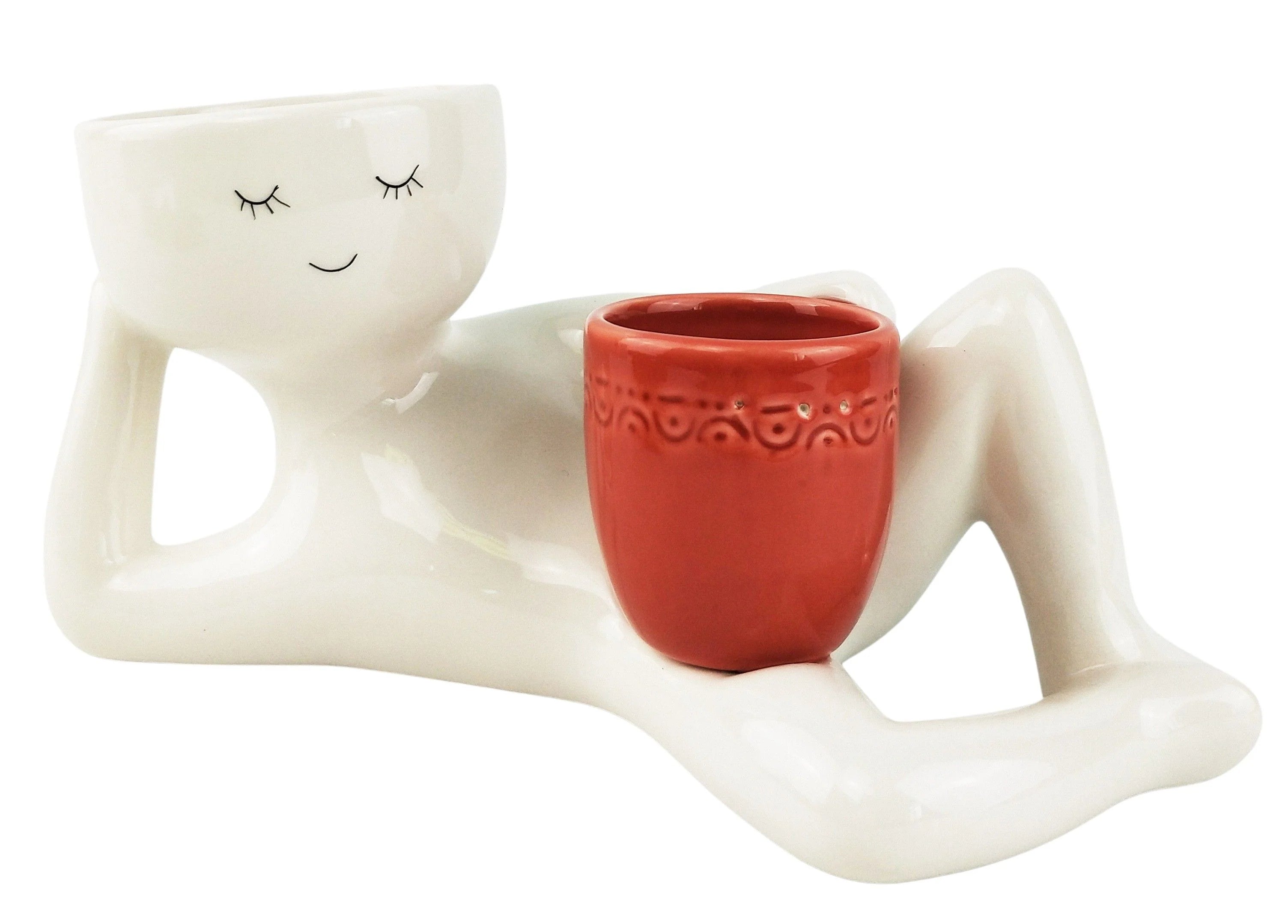 Kinky Person Holding Pot