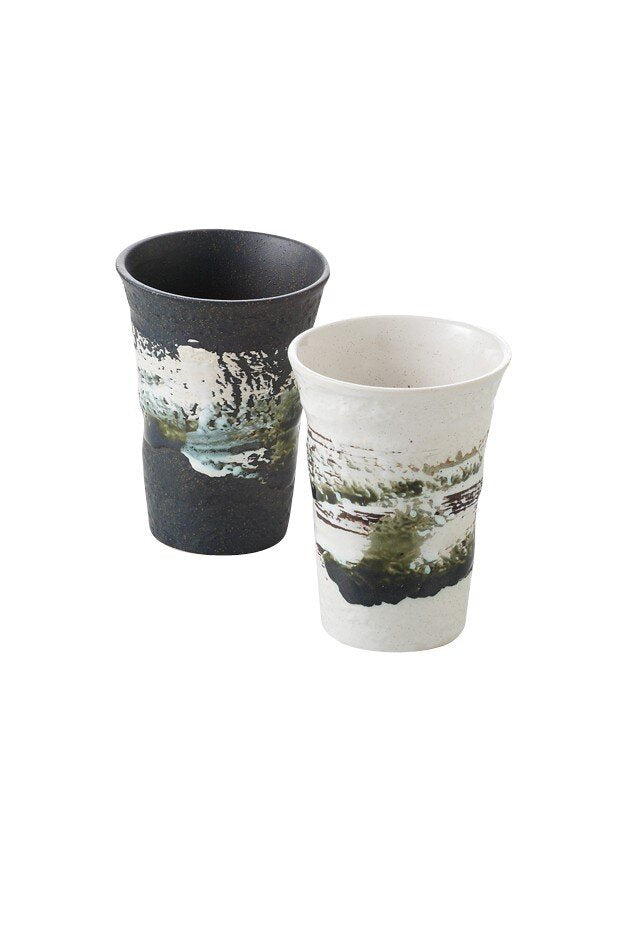 Brush Stroke Cup Set of 2