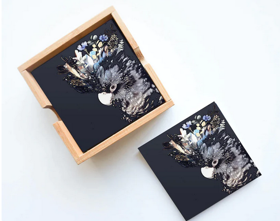 Ceramic Coaster - The Artist Lab Inkheart