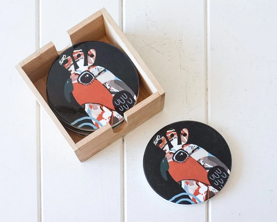 Ceramic Coaster - The Artist Lab Inkheart