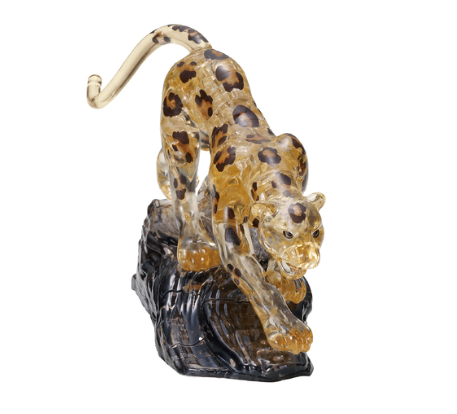 3D Crystal Puzzle - Leopard 39pc
