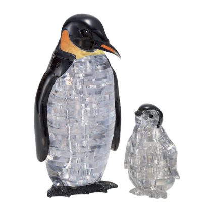 3D crystal Puzzle - Penguins