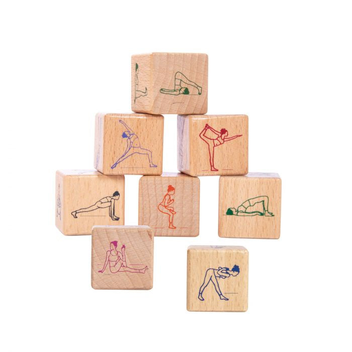 Wooden Yoga Dice