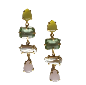 Darla Gem Statement Earrings