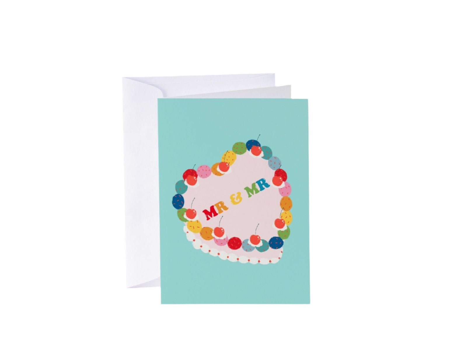 Mr & Mr Cake Card