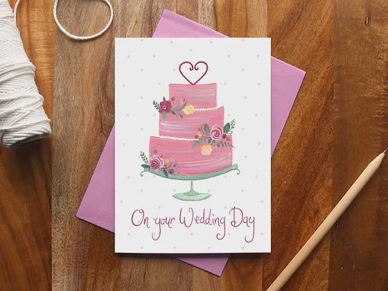 Your Wedding Day Cake Card
