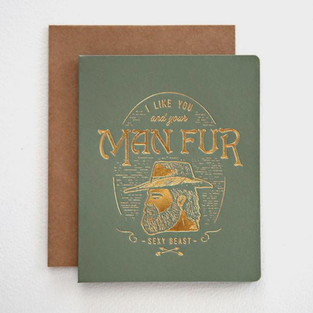 I Like You And Your Man Fur Card