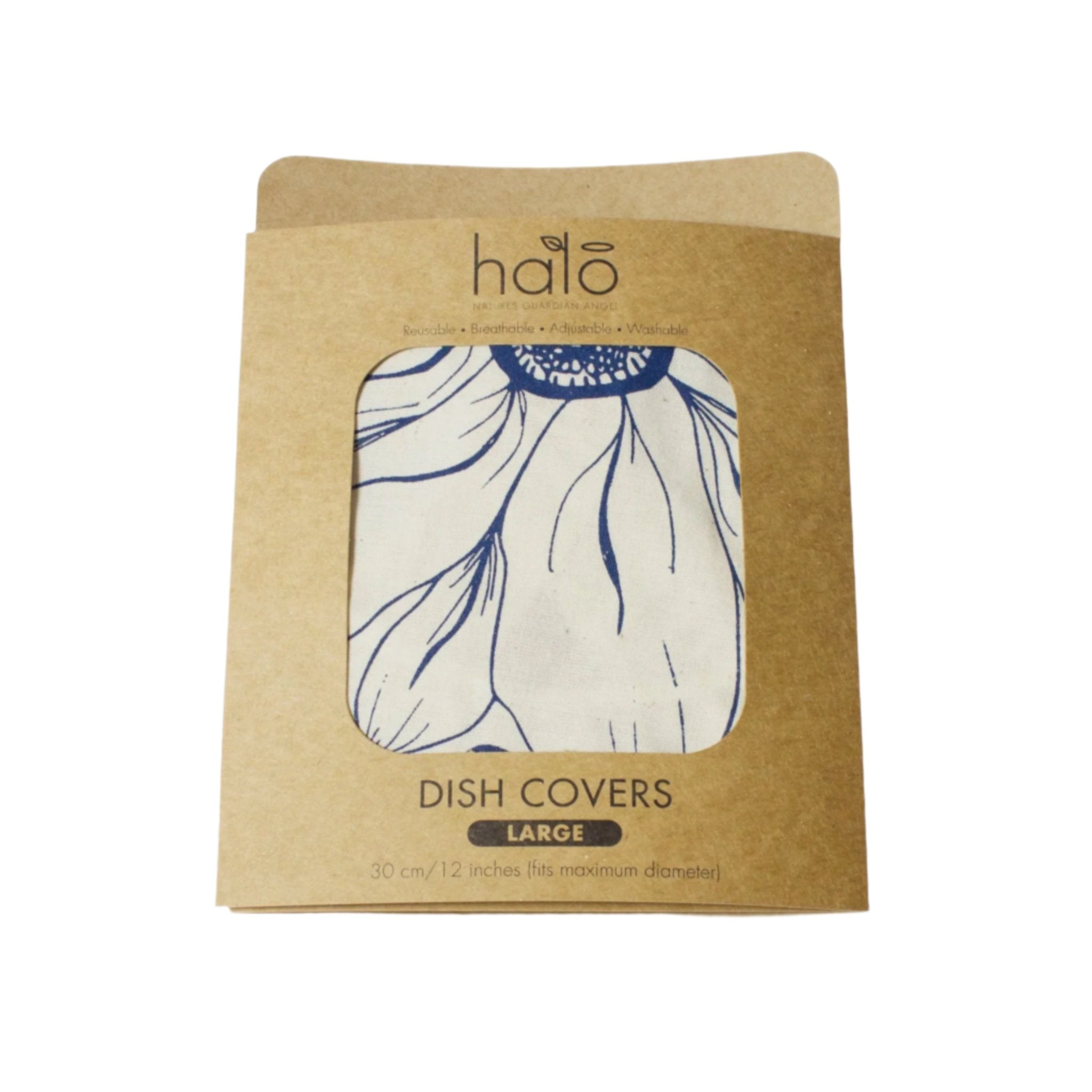 Edible Flowers Dish Cover Large