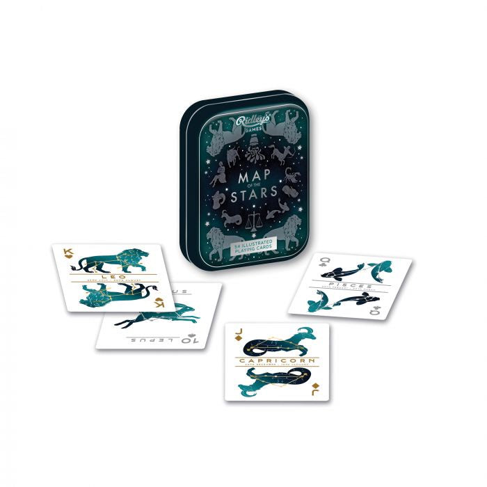 Map Of The Stars Playing Cards