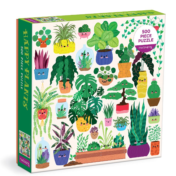 500 pc Puzzle - Happy Plants