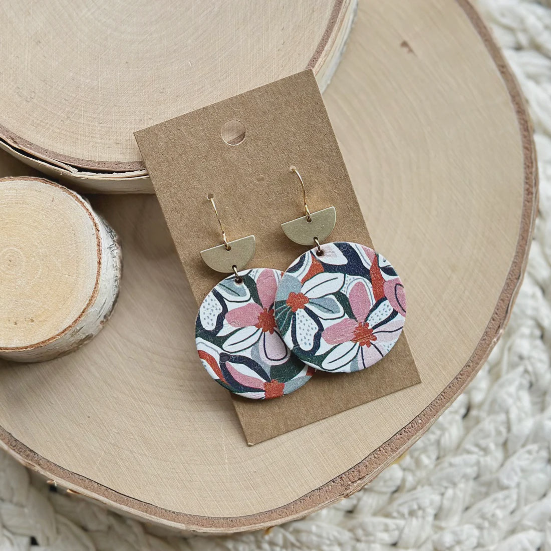 Dune Drop Earrings - Fresh Floral