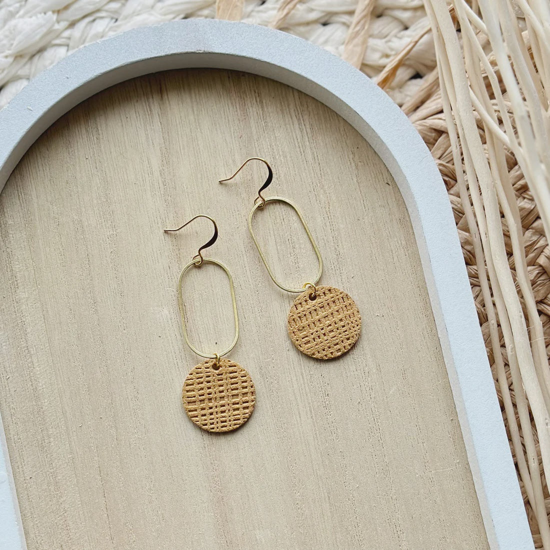 Cinta Drop Earrings- Sahara