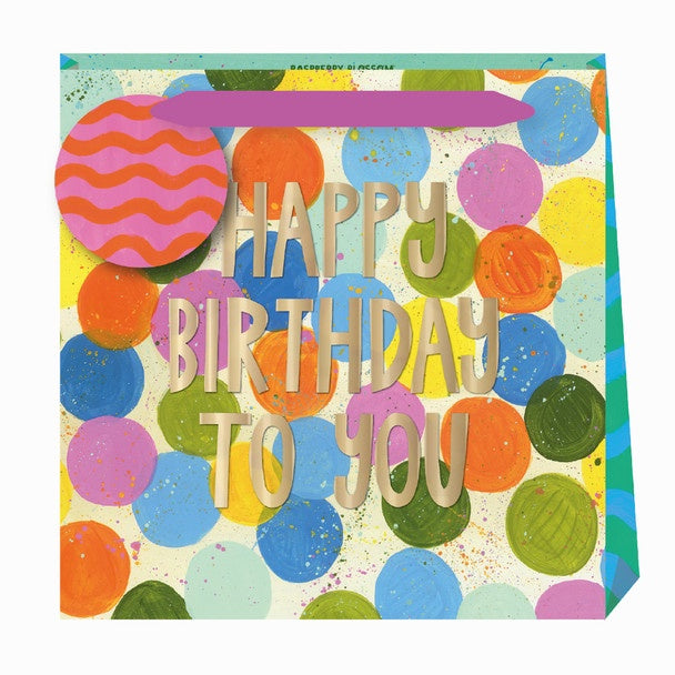 Medium Gift Bag - Canvass Confetti Birthday