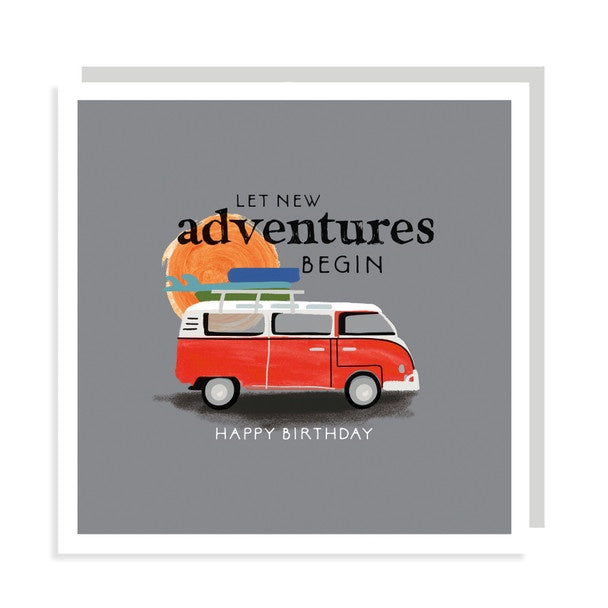 Happy Birthday New Adventures Card