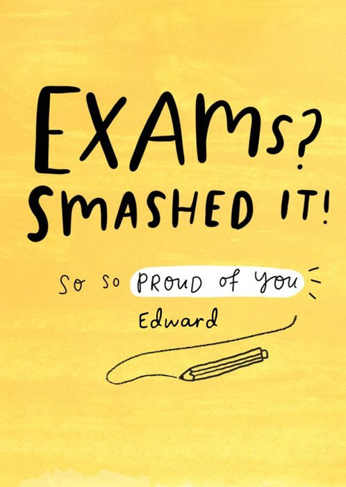 Exams Smashed It Card