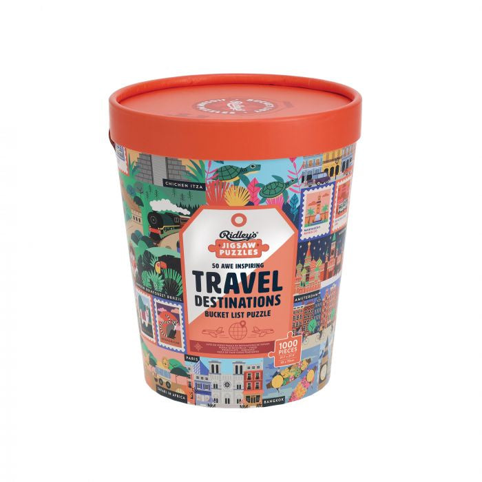 Bucket List Puzzle - Travel Destinations