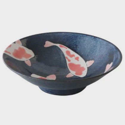 Aizome Koi Carp Large Bowl