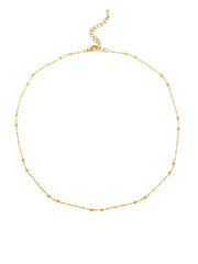 Twin Ball Chain Necklace - Gold