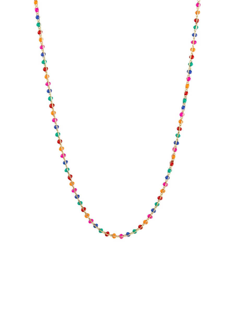 Festive Coloured Beaded Necklace
