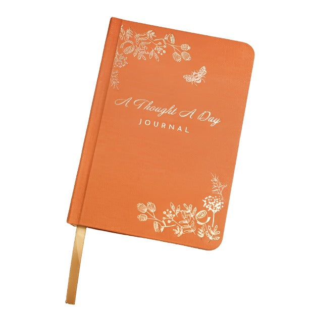 Five Year Thought A Day Journal - Orange