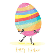 Happy Easter Big Egg Card