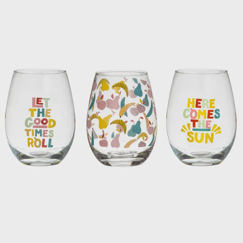 Fruit Salad Wine Tumbler