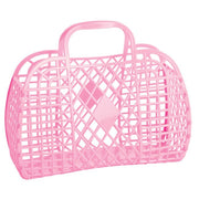 Retro Basket Large - Bubblegum Pink