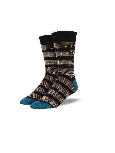 Men's Bamboo Socks - Sheet Music
