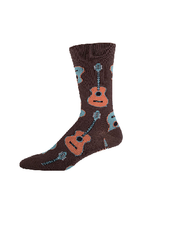 Men's Socks - Guitar Brown