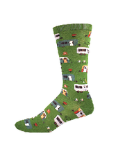 Men's Socks - Parrot Green