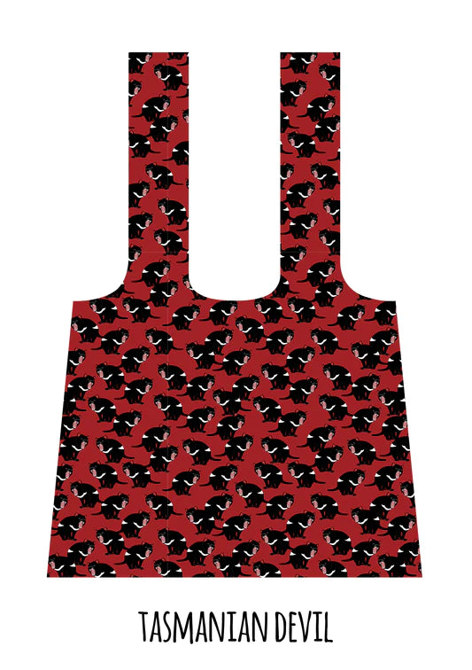 Red Parka RPET Shopping Bag