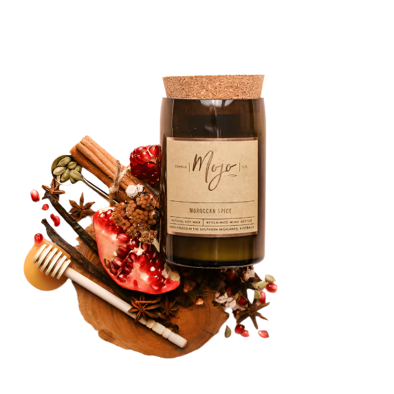 Wine Candle - Moroccan Spice