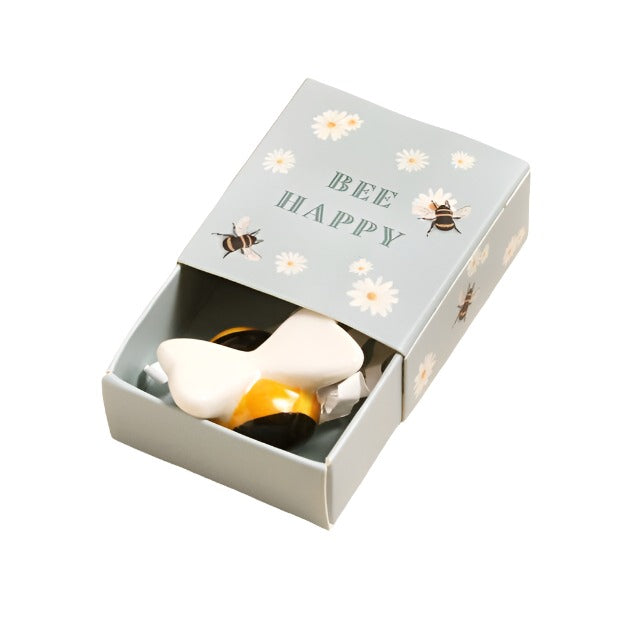 Tiny Matchbox Ceramic Token - Bee