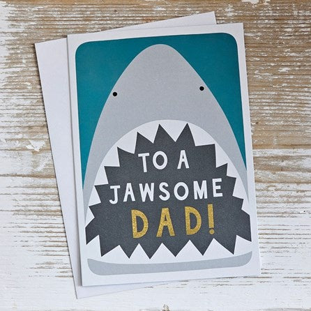 To A Jawsome Dad Card