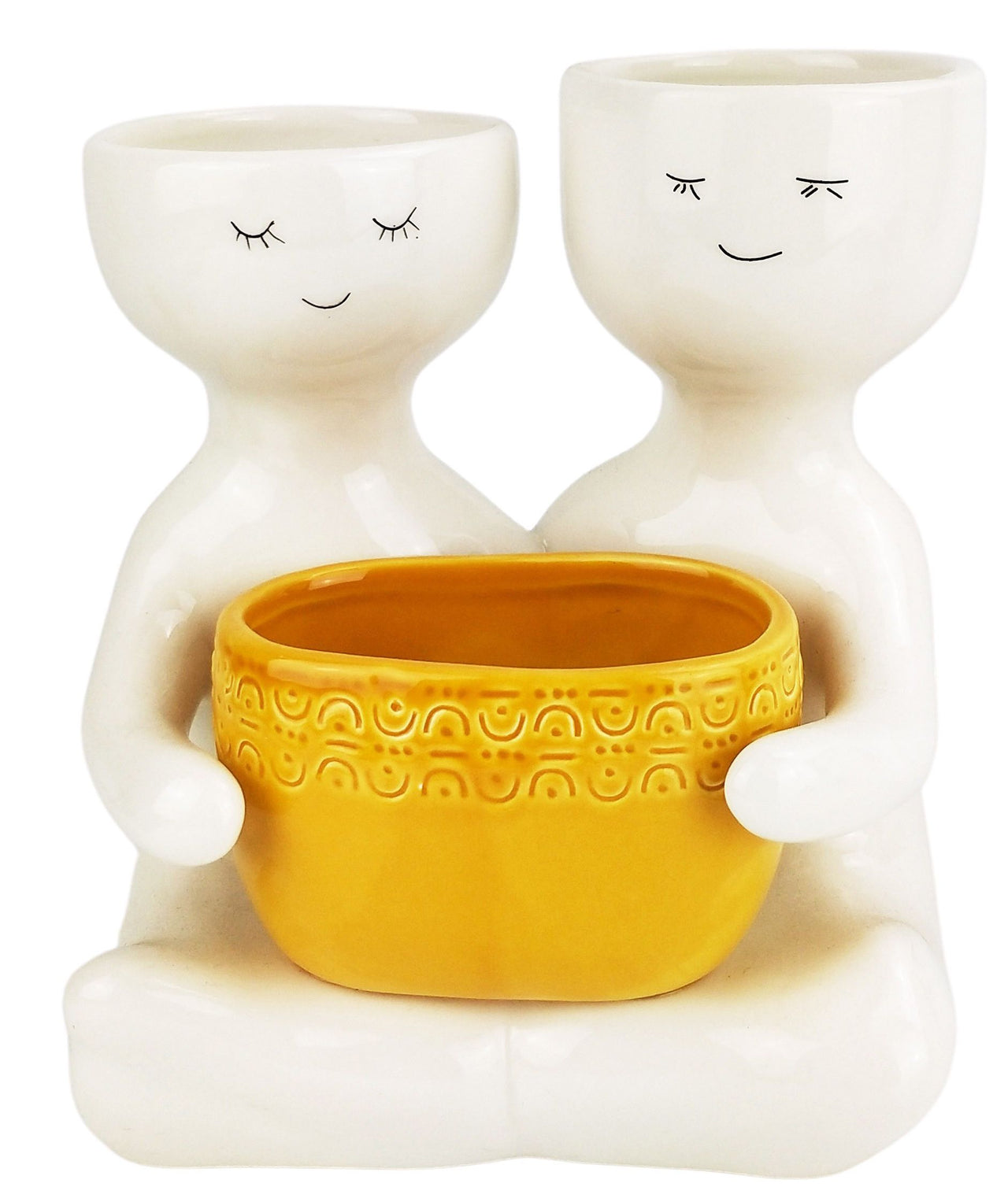 Friends Holding A Pot Planter