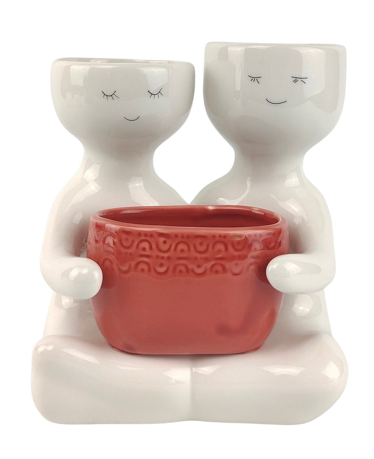 Friends Holding A Pot Planter