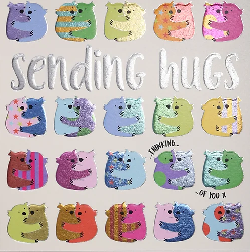 Sending Hugs Foil Card