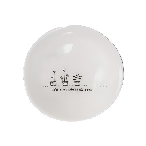 Wobbly Porcelain Bowl (M) - It's A Wonderful Life