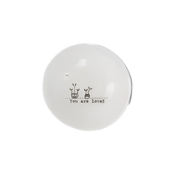 Wobbly Porcelain Bowl (S) - You Are Loved