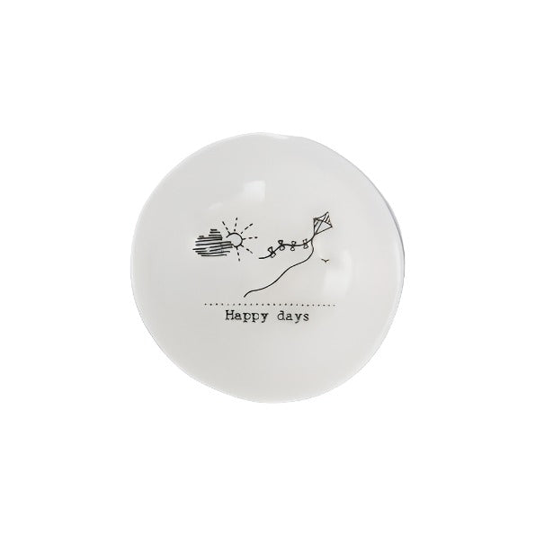 Wobbly Porcelain Bowl (S) - Happy Days
