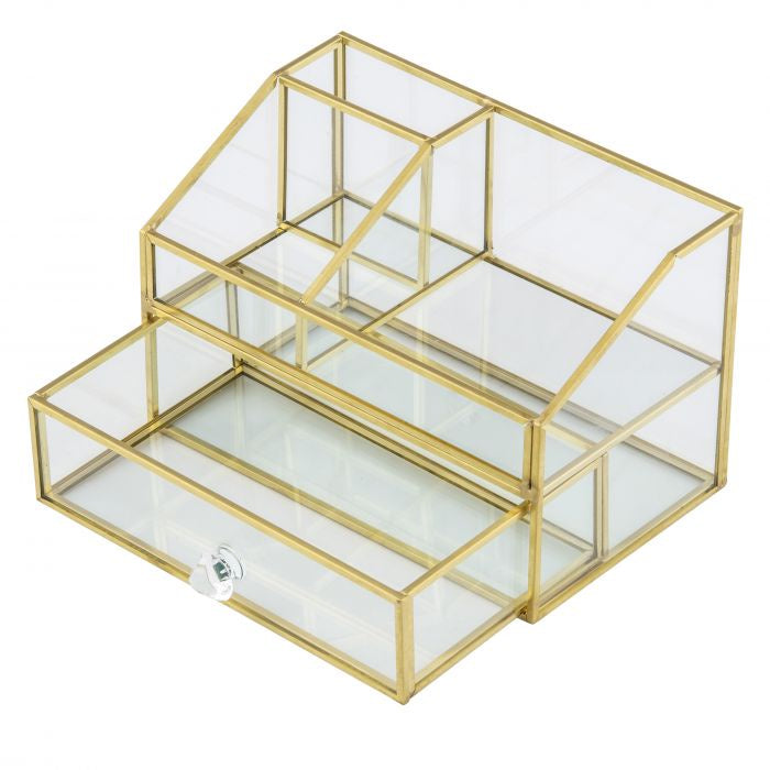 Hades Jewellery Box Clear Gold